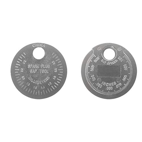 P1TOOLS Spark Plug Gap Tool Gapper Gauge- Wire Spark plug Socket gap measuring tool Scaled from .020" to .100" - Image 2