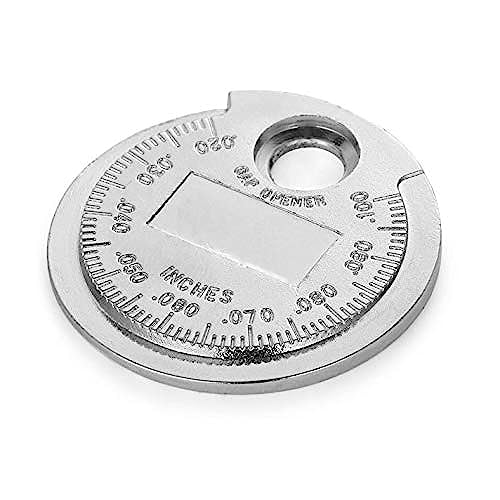 P1TOOLS Spark Plug Gap Tool Gapper Gauge- Wire Spark plug Socket gap measuring tool Scaled from .020" to .100" - Image 1