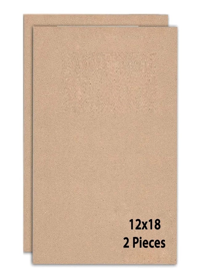 لوح خشبي من مادة MDF مقاس 12 × 18 بوصة من Berrybox، مناسب لفن الماندالا، والليبان، والراتنج، والأعمال الفنية والحرفية، بسماكة 4 مم، عبوة من قطعتين - مادة كرتونية ممتازة للفنانين وطلاب الفنون والحرف - قطع صلبة بأحجام صغيرة وكبيرة (30 × 45 سم) - Image 1