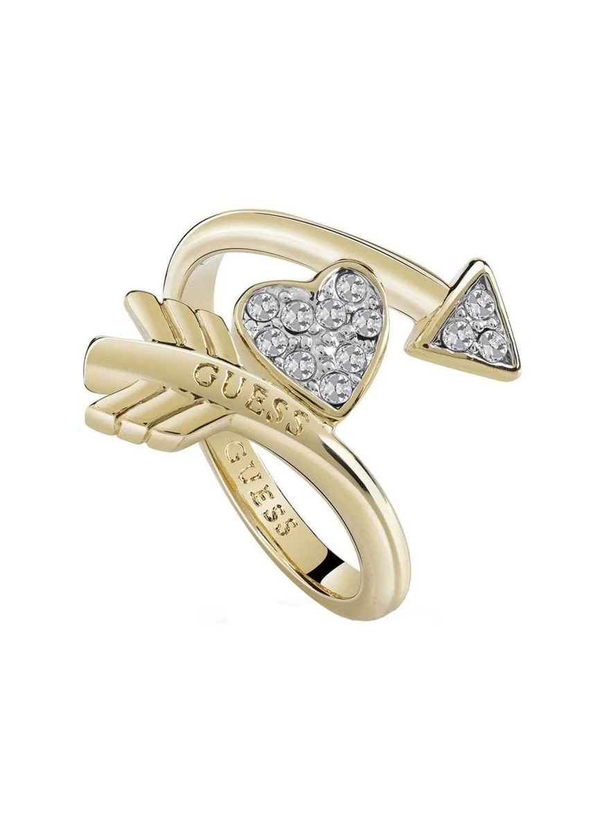 جس Embellished Detail Single Curved Ring