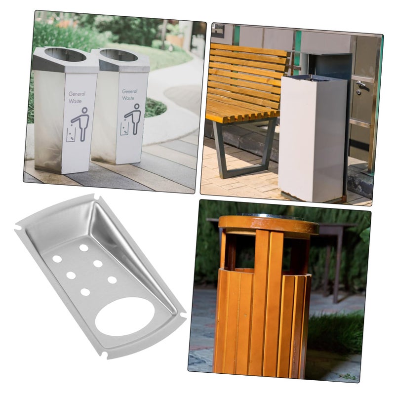 Stainless Steel Wind Resistant Ashtray For Outdoor Public Spaces Parks Commercial Areas - Image 4