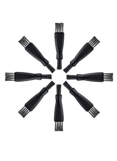 8 Pieces Shaver Brush Razor, Cleaning Brush Electric Double Sided, Trimmer Shaver Brush Cleaner Set, Nylon Bristles PP Handle