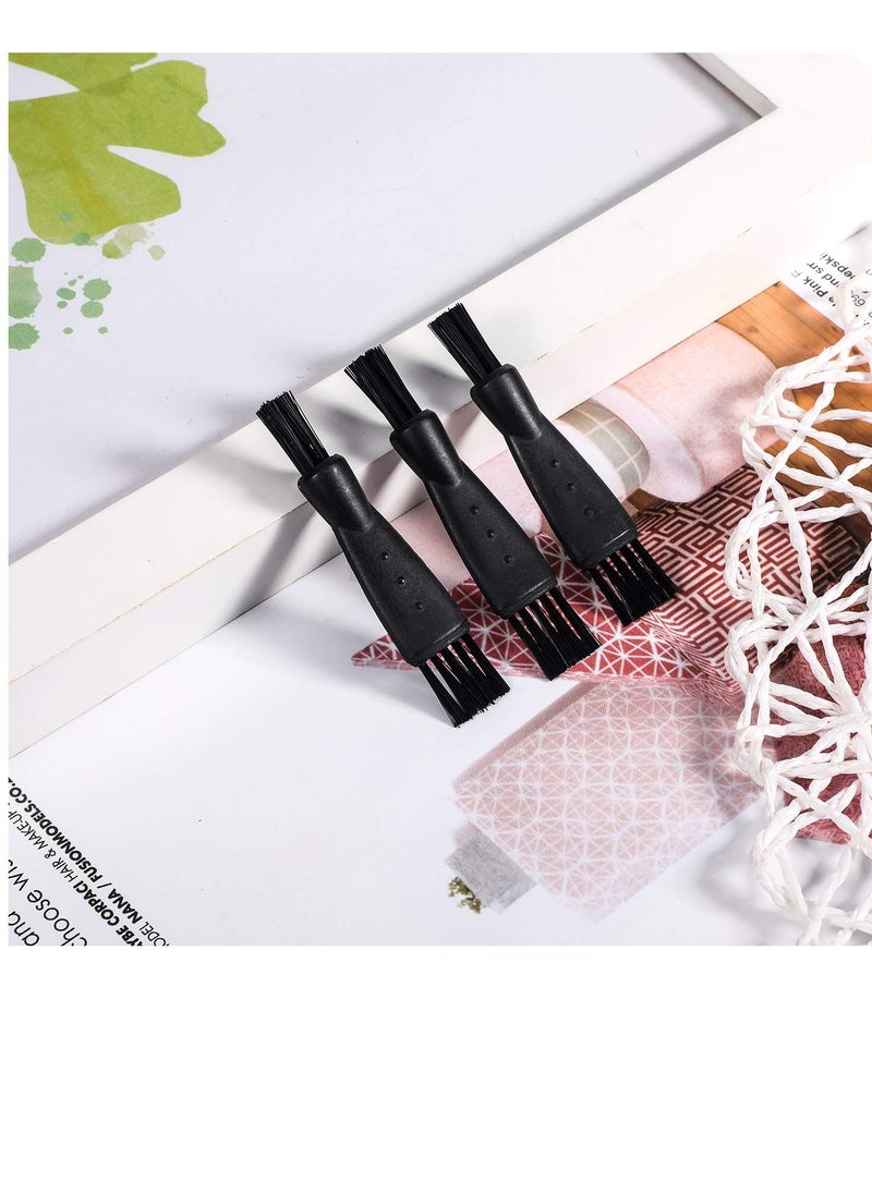 SYOSI - 8 Pieces Shaver Brush Razor, Cleaning Brush Electric Double Sided, Trimmer Shaver Brush Cleaner Set, Nylon Bristles PP Handle - Image 1