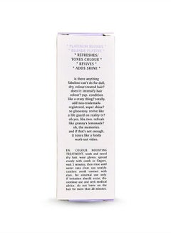 EVO Fabuloso - Platinum Blonde Color Boosting Treatment - Color Care Conditioner for Color-Treated Hair - Helps Maintain Color Depth, Tone & Shine - Travel Size, 30ml / 1.01fl.oz  - Image 4