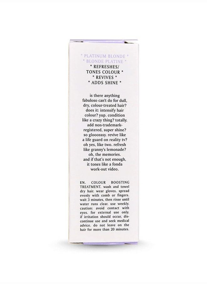EVO Fabuloso - Platinum Blonde Color Boosting Treatment - Color Care Conditioner for Color-Treated Hair - Helps Maintain Color Depth, Tone & Shine - Travel Size, 30ml / 1.01fl.oz  - Image 4