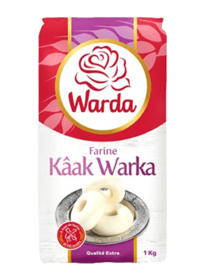 WARDA Farine Kaak Warka | 1kg | Fine Tunisian Pastry Flour for Traditional Baking