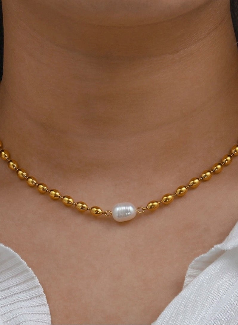 Equal Elegant Stainless Steel Gold Plated Jewellery Set For Women - Image 2