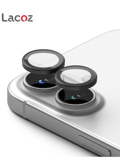 Lacoz Lacoz Camera Lens Protectors for iPhone 16 Black  - Image 1