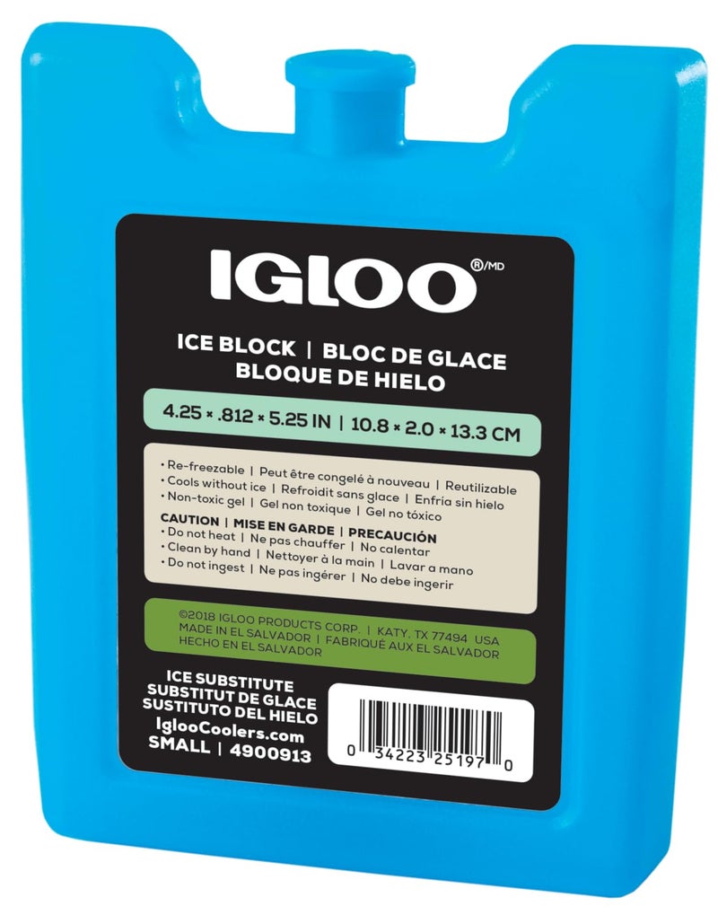 Igloo Maxcold Ice Blocks, Reusable Ice Packs for Coolers, Freezer Pack, Cold Packs for Coolers, Long Lasting Ice Blocks - Image 1