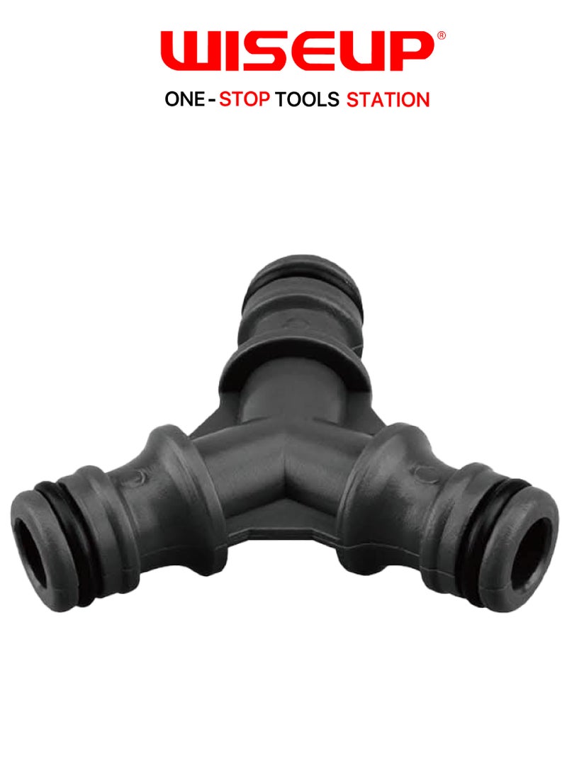 WISEUP 1/2" Plastic Three Way Water Connector - Image 2