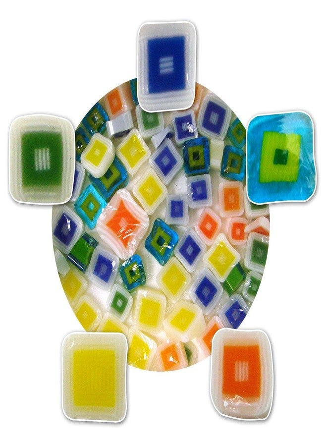Delphi Glass Hip to Be Square Millefiori Assortment - 96 Coe - Image 1