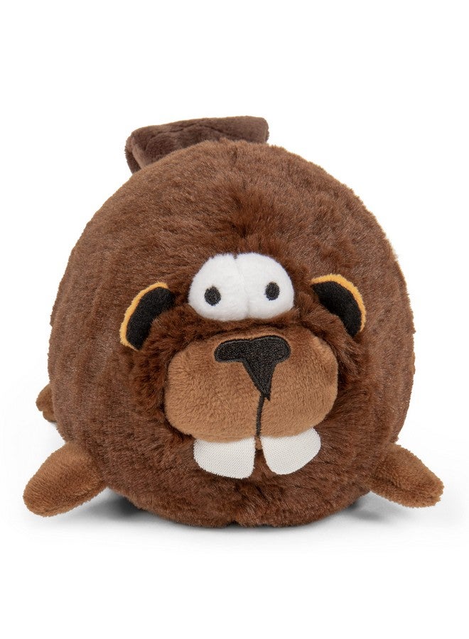 goDog goDog Action Plush Beaver Animated Squeaky Dog Toy, Chew Guard Technology - Brown, One Size  - Image 1