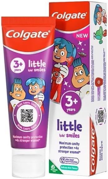 Colgate Maximum Cavity Protection plus Sugar Acid Neutraliser Mild Mint Junior 6 Toothpaste 2 x 50 ml - Image 4