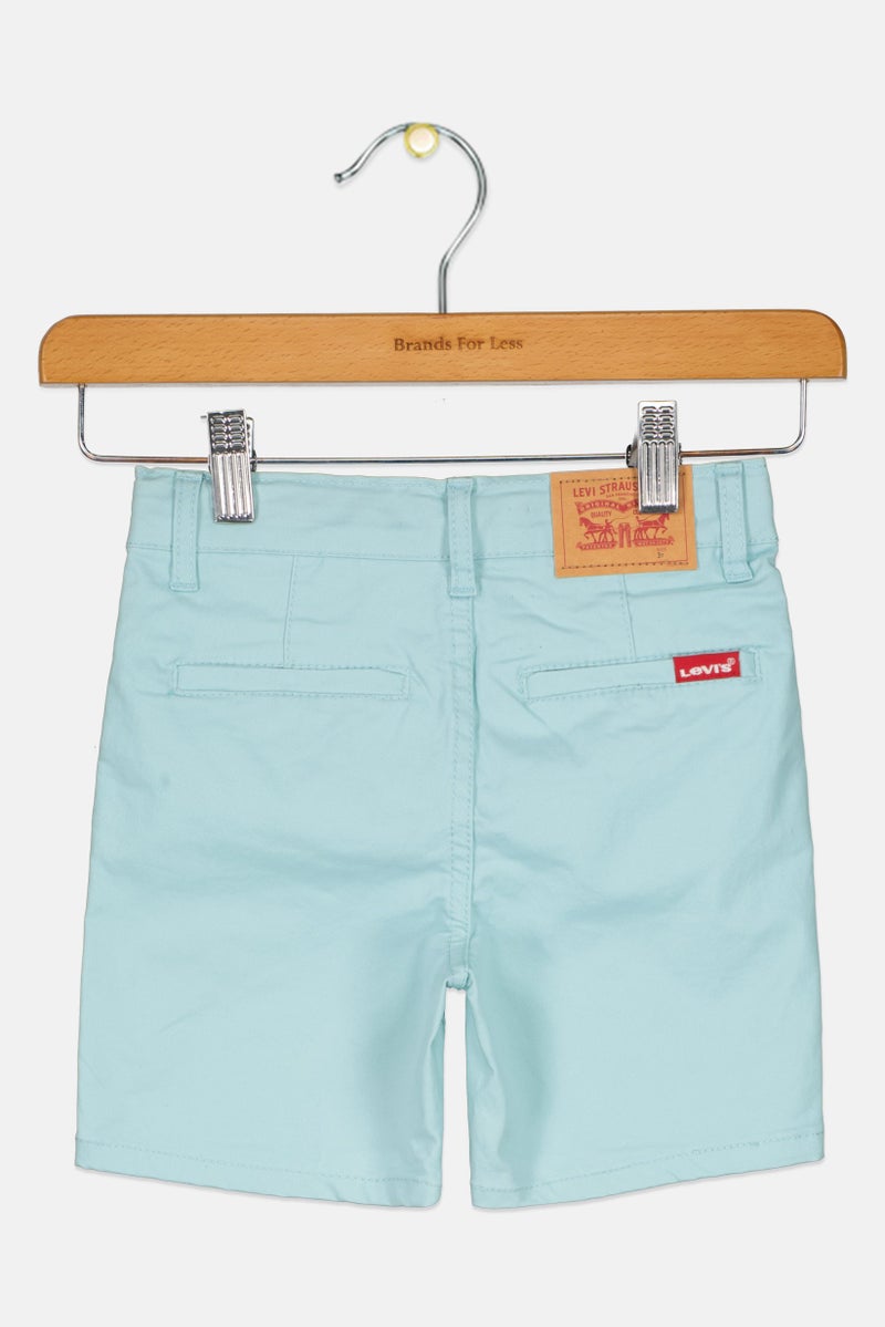 Levi's Toddlers Boy Solid Chino Shorts, Mint Green - Image 2