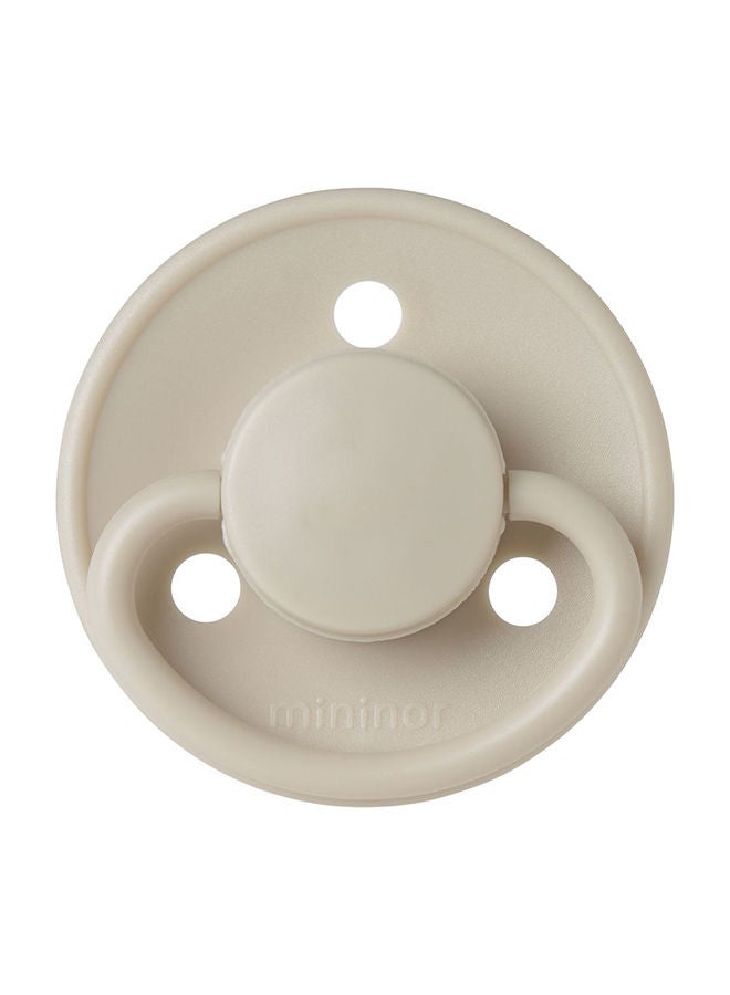 Mininor Round Pacifier Silicone 0M Little Lamb - Image 1