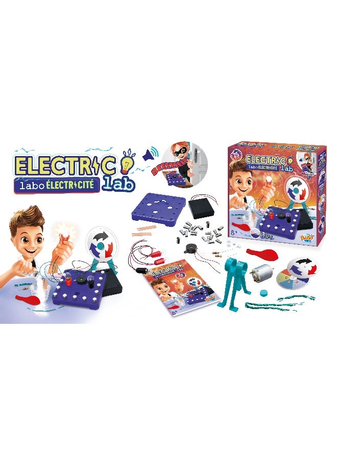 Buki France Electricity Workshop – Electronics Kit | Build 25 electrical circuits in total safety, for Kids 8+ Years - Image 3