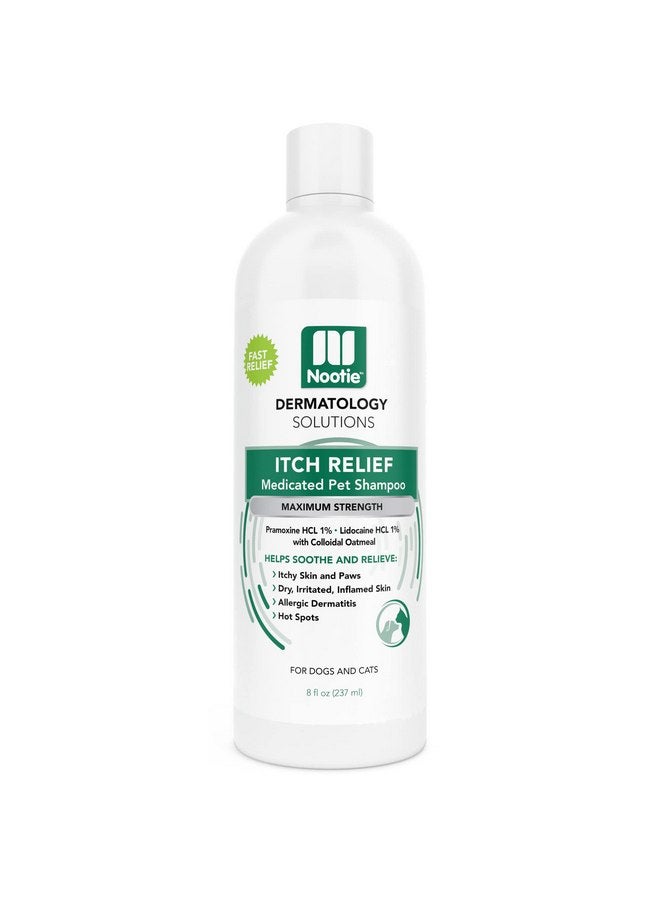 نوتي شامبو Nootie Itch Relief للكلاب والقطط، يخفف من حكة الجلد، شامبو طبي للحيوانات الأليفة، يباع في أكثر من 10000 عيادة بيطرية ومتجر للحيوانات الأليفة في جميع أنحاء العالم، 8 أونصة - Image 1