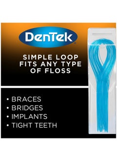 Dentek Floss Threaders For Braces Bridges And Implants 50 Count (Pack Of 1)  - Image 3