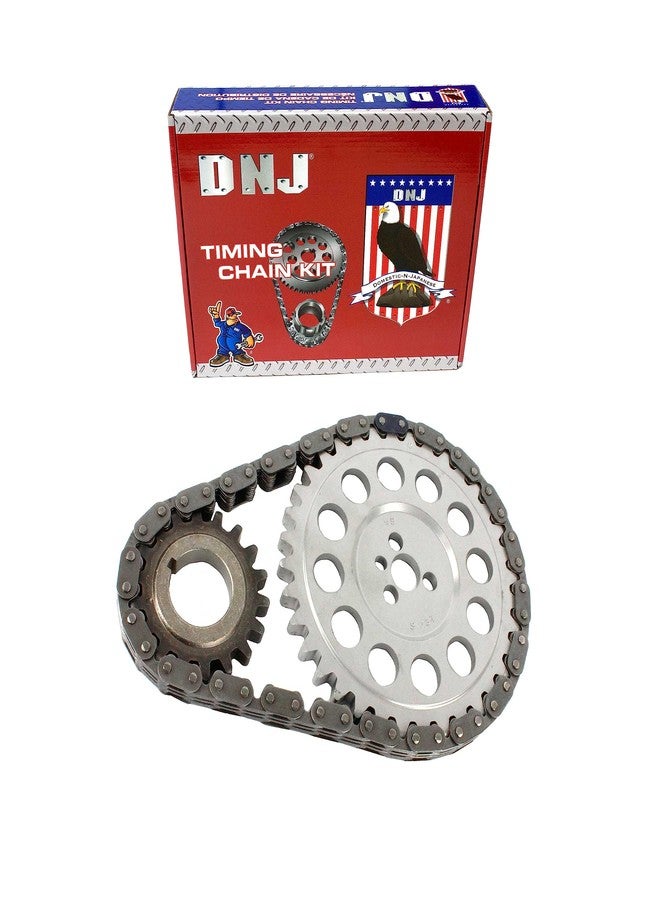 DNJ Timing Chain Kit TK3104 for 1987-2002 Buick Cadillac Chevrolet GMC Oldsmobile Pontiac 5.0L 5.7L V8 16V OHV 305cid 350cid [Chevrolet Vortec] - Image 1
