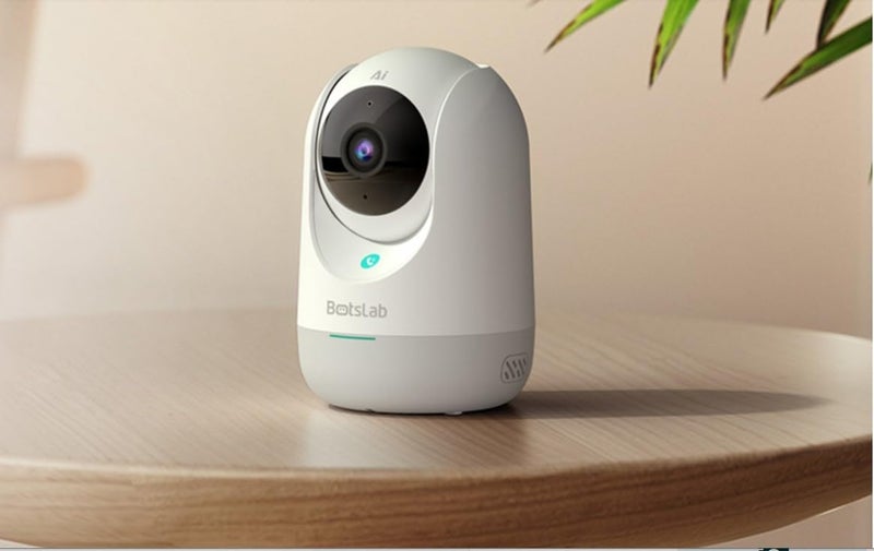 بوتسلاب كاميرا Botslab الداخلية (C222) 2.5K 5MP عالية الدقة، واي فاي 2.4GHz /5GHz، التعرف بالذكاء الاصطناعي متعدد المشاهد، مكالمات بلمسة واحدة، تتبع ذكي 360°، كشف مدعوم بالذكاء الاصطناعي (كشف البكاء، مكالمة الإيماءة) - Image 3