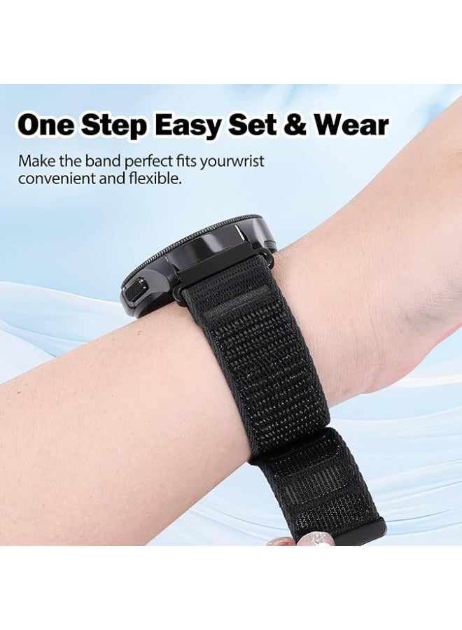 DKNG Huawei Watch Fit 4 Pro / Fit 4 / Fit 3 Nylon Strap Replacement Watch Band Black - Image 4