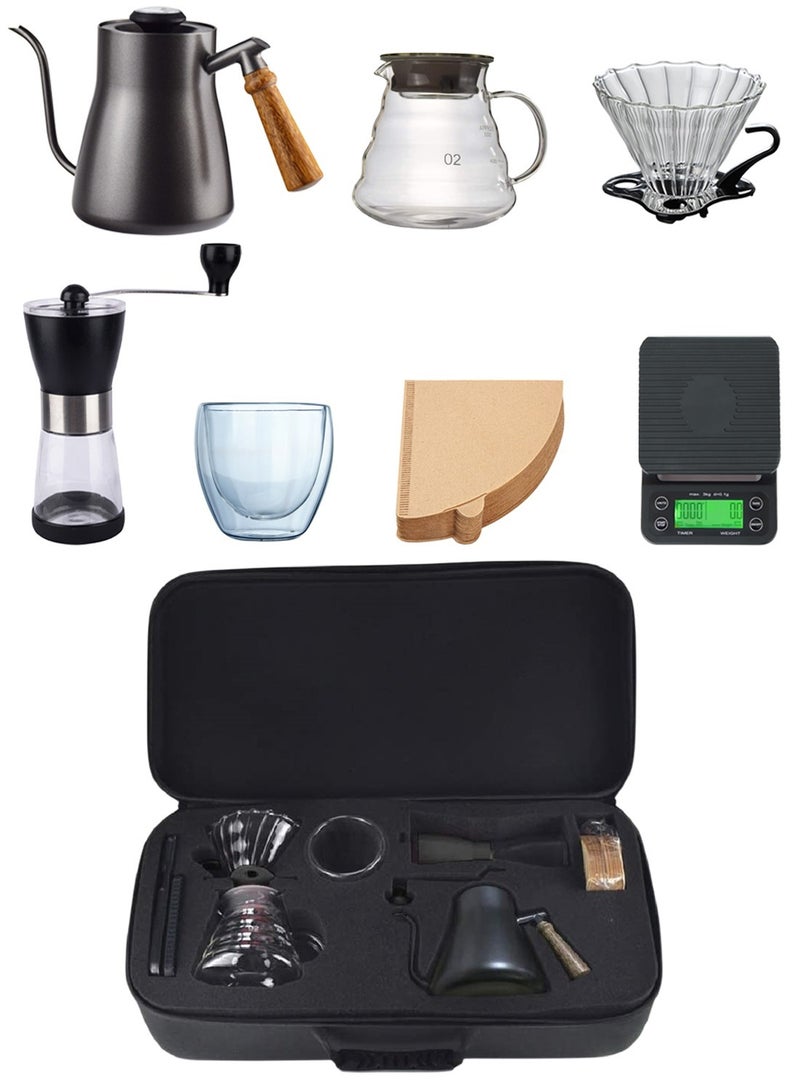 HXDream V60 Coffee Set, Manual Coffee Accessory Set, All In A Portable Travel Bag - Image 1