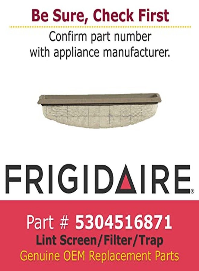 FRIGIDAIRE LINT FILTER,TRAP,WHITE - Image 2