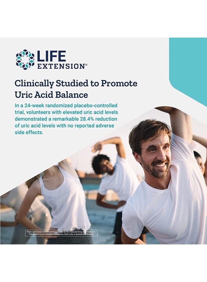 Life Extension Uric Acid Control, 60 Vegetarian Capsules - Image 4