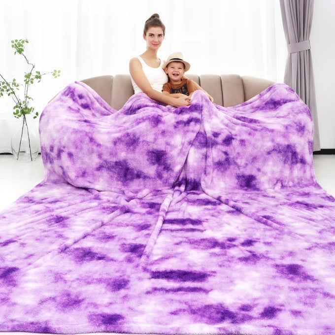 FLEECE THROW BLANKET COZY SOFT LIGHTWEIGHT THROW BLANKETS WARM PLUSH PURPLE FALL BLANKETS AND THROWS COUCH SOFA BED CAMPING TRAVEL PICNIC OUTDOOR BLANKET BEDDING KID BABY BOYS GIRLS ADULTS 60X80 IN