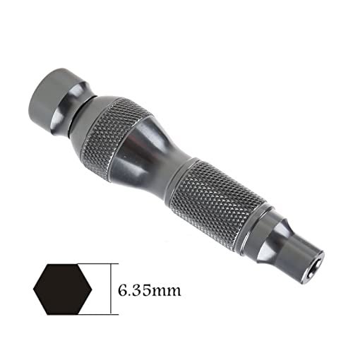 CATSELURRY Upgraded 6.35mm Magnetic Bits Holder Aluminum Alloy Handle Fitting for Shank 1/4" Bit Mini Screwdriver Bits Holding Bar - Image 5