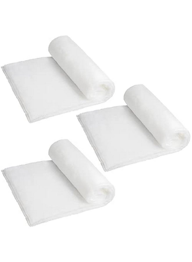 JOYIN Christmas Snow Blanket Roll (15In x 10Ft), 3 Pcs Soft Thick Artificial Snow Blanket, Snow Rolls, Snow Sheets, Fake Snow Cotton Fabric for Christmas Holiday Winter Decoration - Image 1