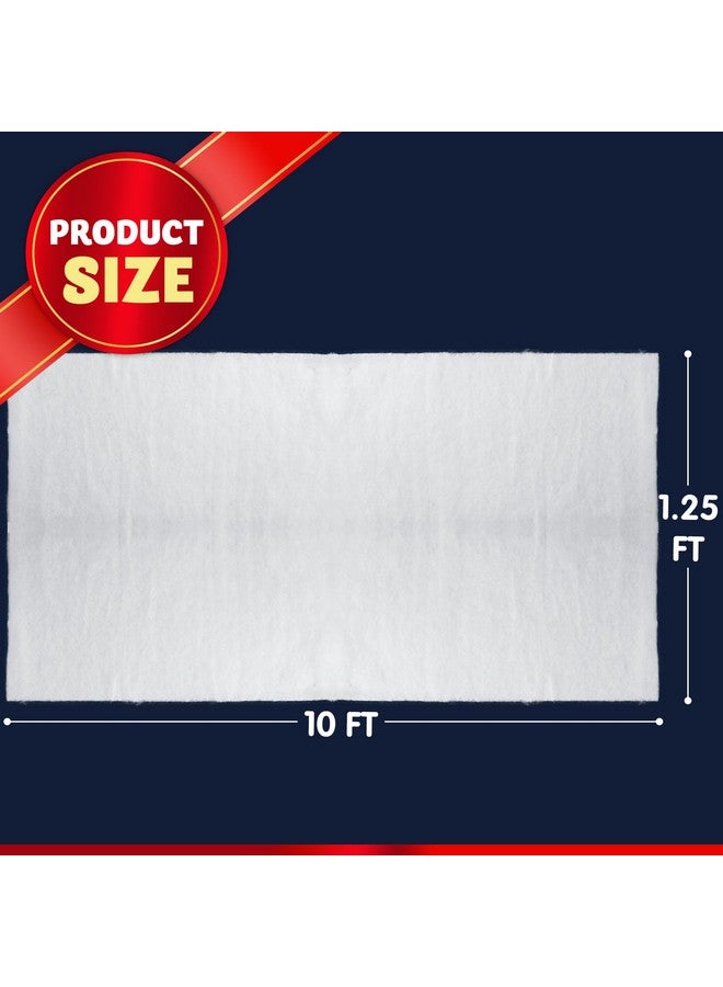 JOYIN Christmas Snow Blanket Roll (15In x 10Ft), 3 Pcs Soft Thick Artificial Snow Blanket, Snow Rolls, Snow Sheets, Fake Snow Cotton Fabric for Christmas Holiday Winter Decoration - Image 5