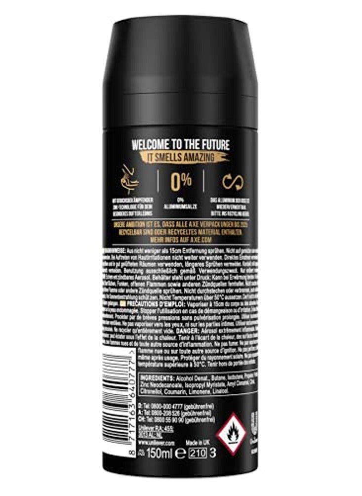 Axe Dark Temptation Deodorant Body Spray For 48 Hours Non Stop Fresh 150ml (Pack of 6)  - Image 3