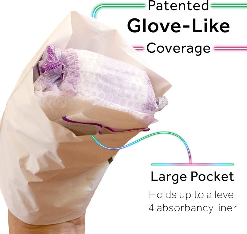 MaskIT Disposal Bags for Bladder Pads  Liners  Value Pack  Sanitary Disposal Bags For Incontinence Pads  Panty Liners  3 Pack 60 Count - Image 3