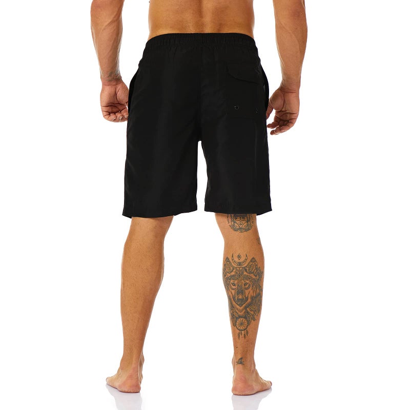 KAILUA SURF شورت سباحة كايلوا سيرف للرجال طويل، سريع الجفاف، شورتات سباحة للرجال، بطول 9 بوصات مع بطانة شبكية سوداء - Image 2