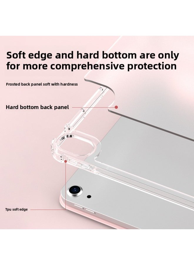 Ipadpro11 Inch Protective Cover Air6 Tablet 10 For 13 Inch Tablet Computer Hard Bottom Mini7 Built-in Pen Slot-Color:Lavender [glazed 1-frosted Transparent Shell-Applicable Models:Pro 7-13inch (m4) [2024 Models]  - Image 3