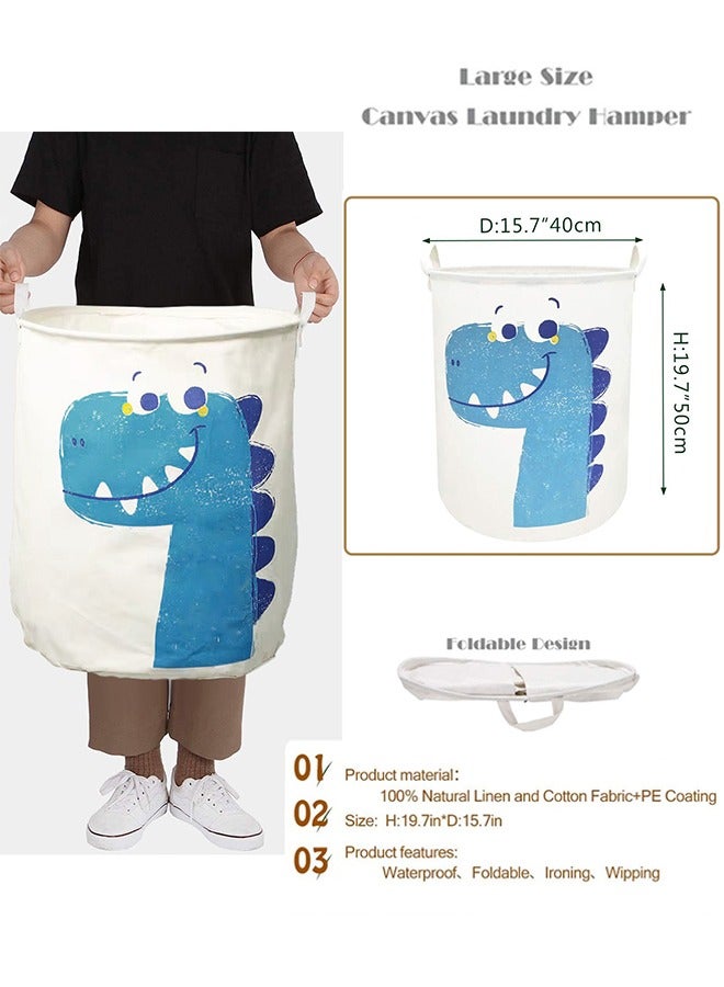 Large Laundry Basket,Waterproof, Foldable Clothes Hamper with Handles for for Clothes & Toys - Stylish Bedroom & Kitchen Organization  - Image 4