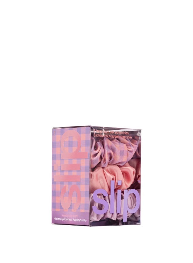 Slip Pure Silk Large Scrunchies - Belleflower - Image 5