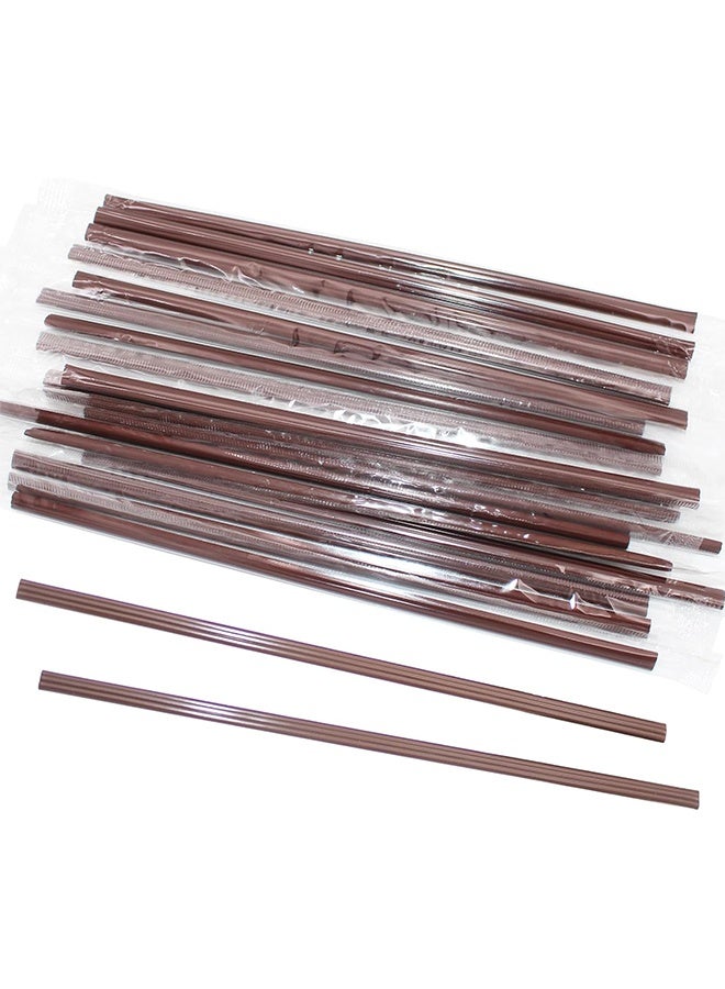 Coffee Stirrers Sticks 100 Individually Wrapped 7.1 Inch，Disposable coffee straw stirring rod，Coffee Straw，Disposable Plastic Drink Stirrer Sticks Health and Safety Three-hole coffee straw - Image 5