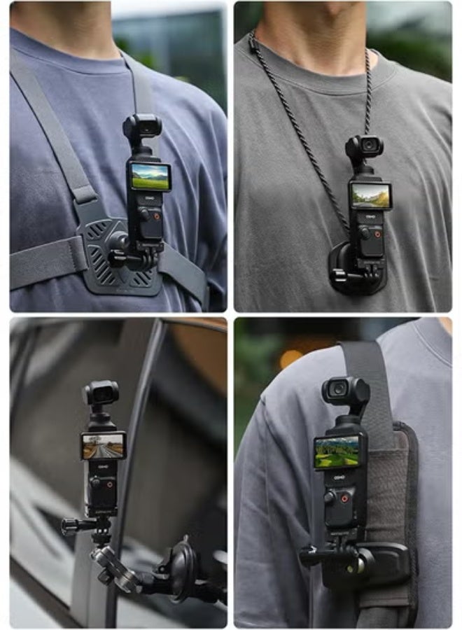 سني لايف محول حامل ثلاثي للجيب 3 لملحقات التركيب DJI Osmo Pocket 3 من سبائك الألومنيوم سريعة الفك - Image 4