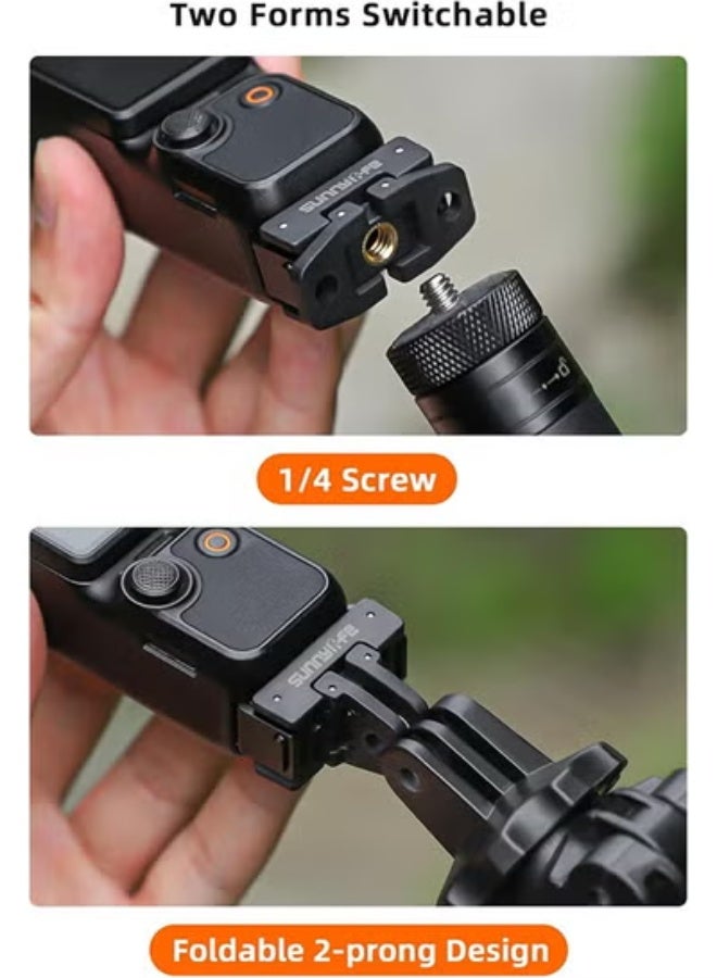 سني لايف محول حامل ثلاثي للجيب 3 لملحقات التركيب DJI Osmo Pocket 3 من سبائك الألومنيوم سريعة الفك - Image 5