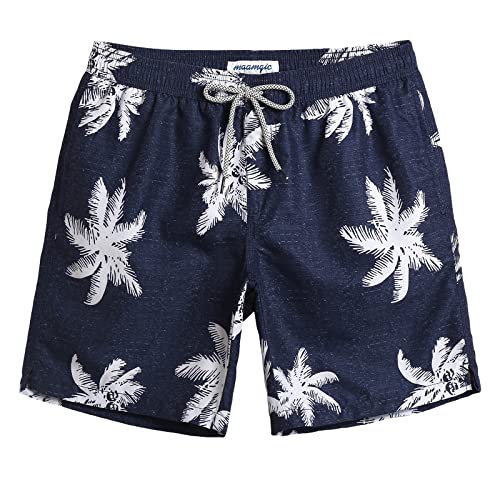 maamgic Mens Swim Trunks Quick Dry Swim Shorts with Mesh Lining Funny Swimwear Bathing Suits 7inch Bird Black X-Large - Image 1