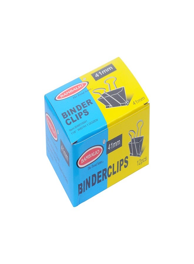 Bambalio Binder Clips 41mm Black Set of (12) - Image 3