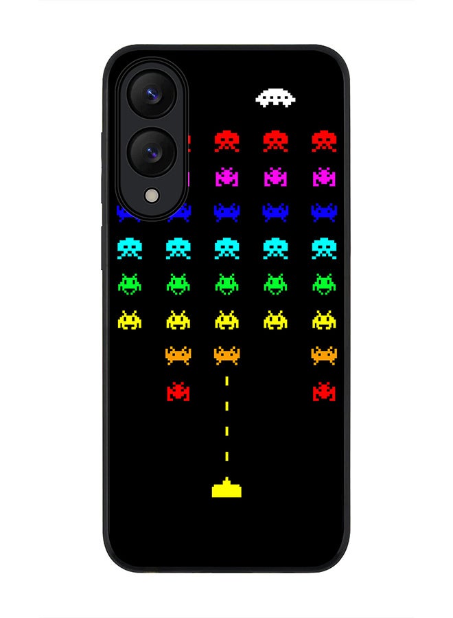 Stylizedd For Samsung Galaxy S25 Edge Case,Slim fit Camera Protection, Shockproof Thin Phone cover  - Space Invader