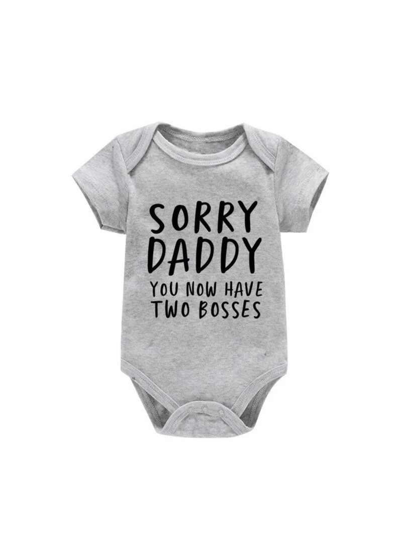 Matching Family Outfits Sorry Daddy You Now Have Two Bosses Baby Romper