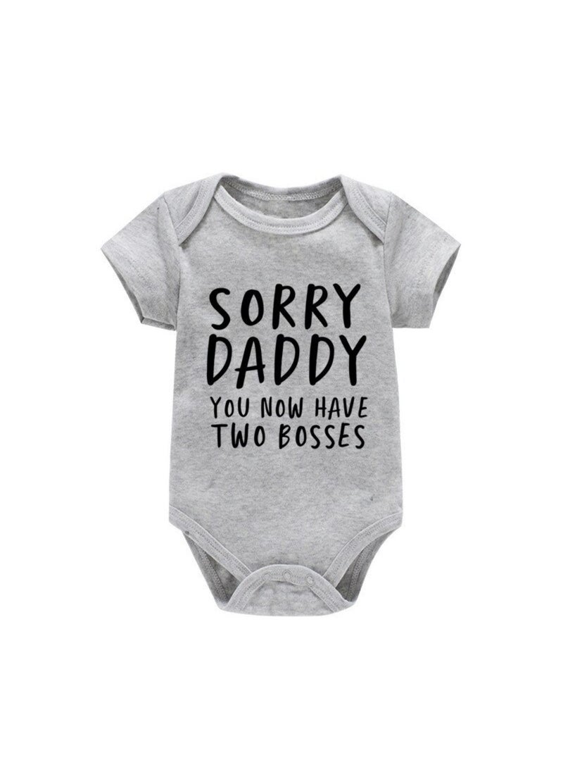 Matching Family Outfits Sorry Daddy You Now Have Two Bosses Baby Romper  - Image 1