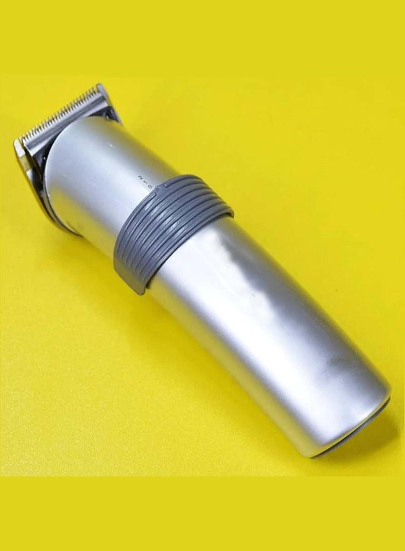 Professional Electric Hair Clipper with Blade Men's Hair Trimmer WM-609 Silver - Image 2
