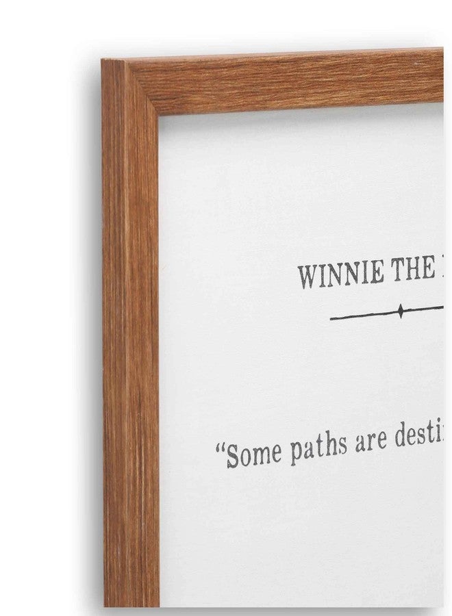 Open Road Brands Disney Winnie the Pooh Paths Destined to Cross Framed Wood Wall Decor - Large Classic Winnie the Pooh Picture for Kids' Bedroom or Nursery - Image 4