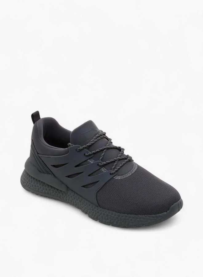 Dash Men Panelled Lace-Up Sports Shoes