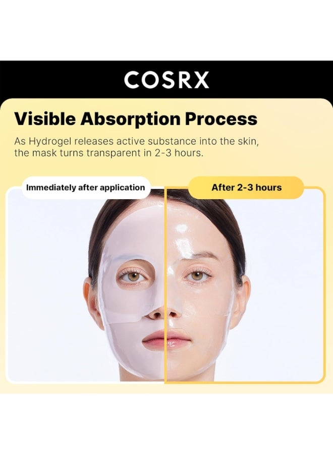 COSRX Advanced Snail Mucin Glass Glow Hydrogel Mask - 3 Pack - Image 3